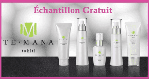 Échantillons gratuits de soins TeMana Tahiti