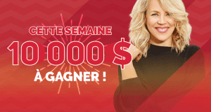 10 000 $ à gagner (2 000 $ par jour)