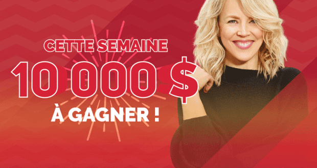 10 000 $ à gagner (2 000 $ par jour)