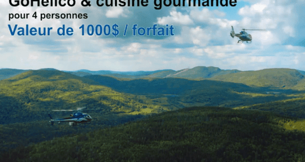 10 forfaits GoHelico et cuisine gourmande