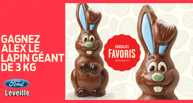 3 KG de chocolat Alex Le Lapin