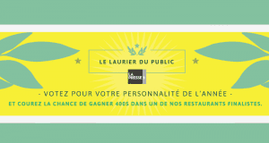 400 $ au Restaurant de l'année