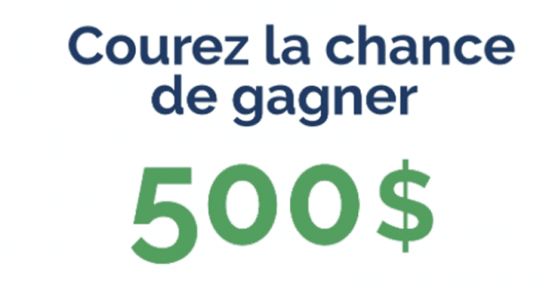 500$ pour remplir votre portefeuille