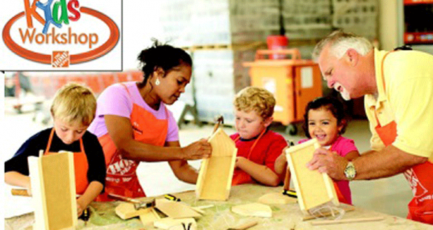 Ateliers Gratuits pour enfants chez Home Depot