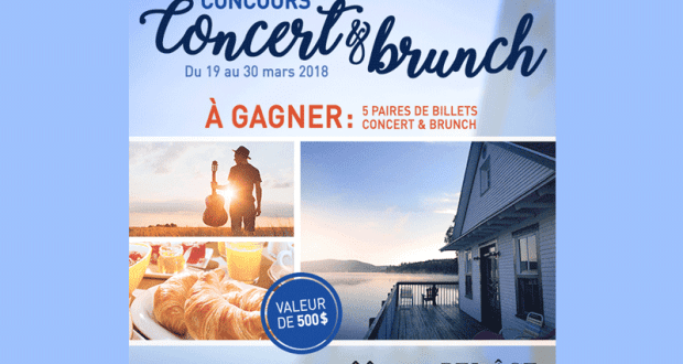 Billets concert et déjeuner de 100$ à la CAMMAC