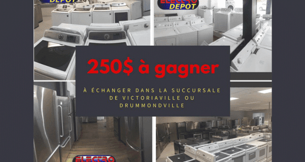 Carte cadeau de 250$ Electro dépôt