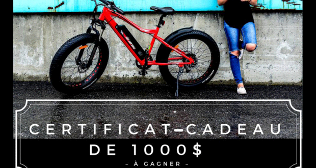 Certificat-cadeau Téo fat bike de 1000$