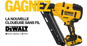 Cloueuse angulaire sans fil de finition