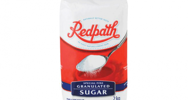 Emballage de 2kg de sucre blanc granulé Redpath à 1.44$