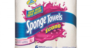 Emballage de 6 rouleaux d’essuie-tout Sponge Towels Econo à 2,99$