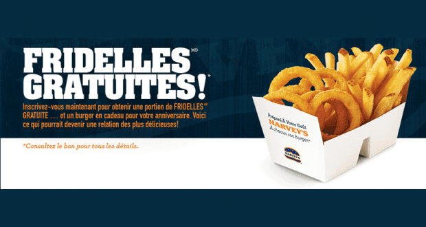 Fridelles Gratuites chez Harvey’s