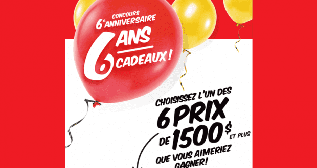 Gagnez l'un des 6 prix ECONOMAX de 1500$