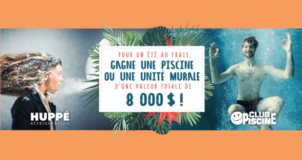 Gagnez une unité murale ou une piscine