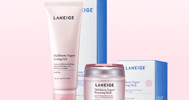 Un ensemble-cadeau de produits LANEIGE