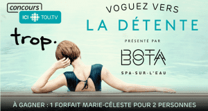 Un forfait Marie-Céleste pour 2 personnes chez Bota Bota