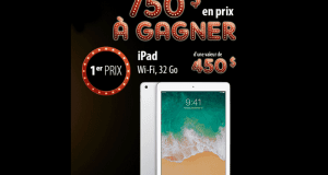 Un (1) iPad Wifi de 32 Go