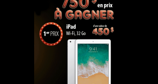 Un (1) iPad Wifi de 32 Go