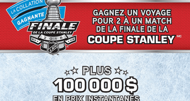 Un voyage à la coupe Stanley et 100,000$ en prix