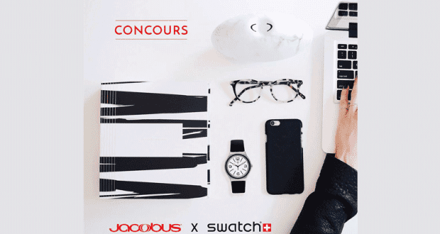 Une montre Swatch offerte par Bijouterie Jacobus