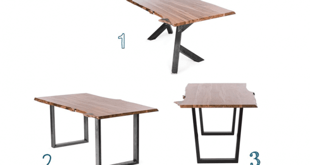 Une table de cuisine signé Concept M Rustique