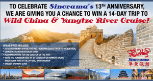 Voyage de 14 jours pour deux en Chine