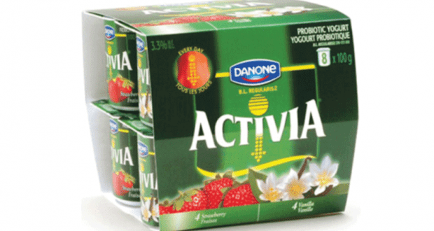 Yogourt Activia Danone 8x100g à 1.99$