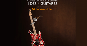 4 Guitares autographiée par Eddie Van Halen (3000 $ chacun)