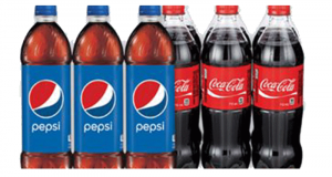 6 bouteilles de Pepsi ou Coca Cola 710ml à 1.99$