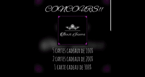 8 cartes cadeaux donc 8 gagnantes