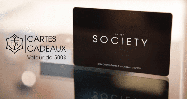 Carte cadeau La Jet Society de 500$