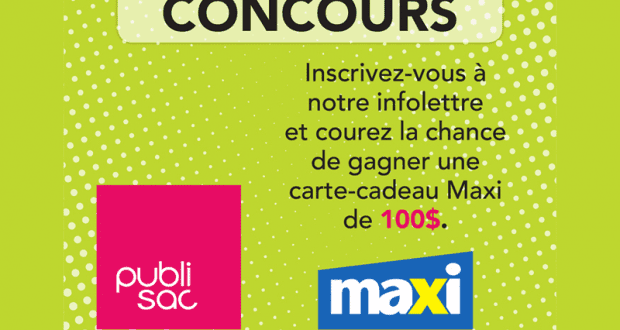 Carte-cadeau Maxi de 100 $