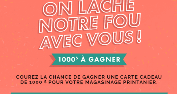 Carte cadeau Mode Choc de 1000$