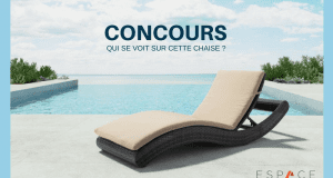 Chaise longue d'extérieur