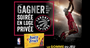Expérience VIP en loge privée pour voir les Raptors (8000$)
