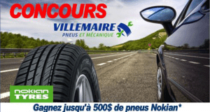 Gagnez 500$ de Pneus Nokian