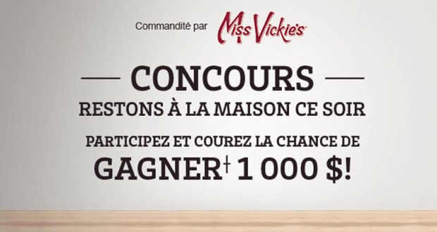 Gagnez Un chèque de 1000$