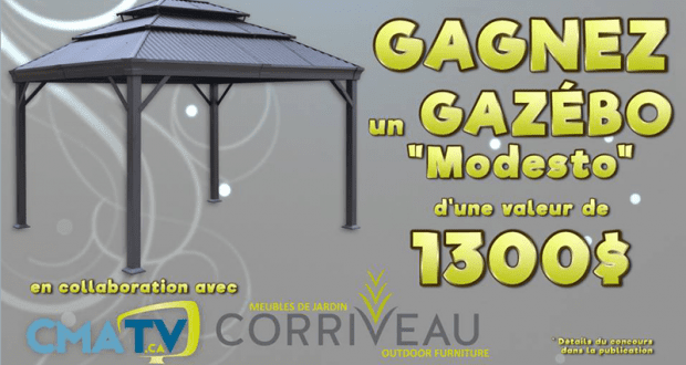 Gazébo « Modesto » de Corriveau Meubles de Jardin