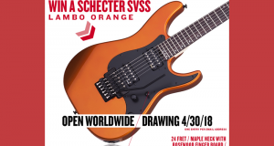 Guitare électrique Schecter SVSS Lambo orange