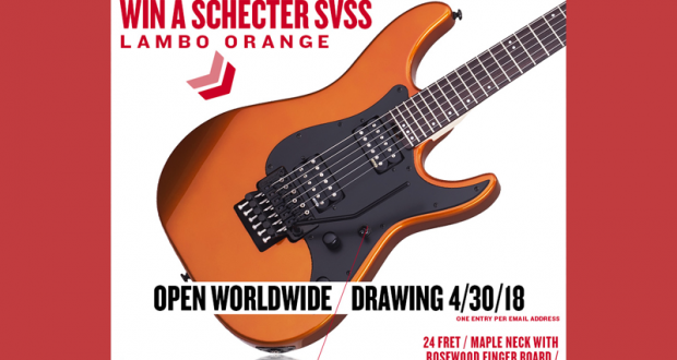 Guitare électrique Schecter SVSS Lambo orange