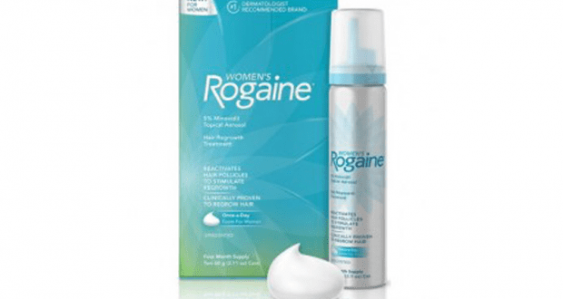 Testez la Mousse à 5% ROGAINE pour femmes