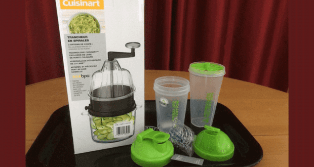 Un trancheur spirales Cuisinart et un shaker Herbalife