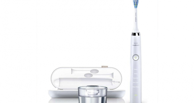 Une brosse à dents ultrasonique