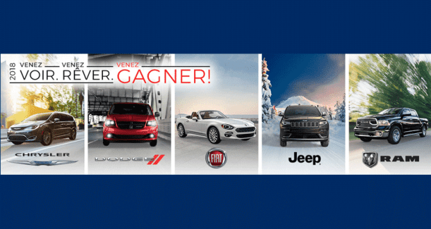 Véhicule Chrysler, Dodge, Jeep, Ram ou FIAT 2018 2019