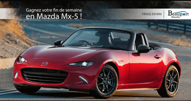 Voiture MX-5 2018 pour une fin de semaine complète