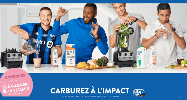 10 ensembles Vitamix + un an de produits Nutrilait