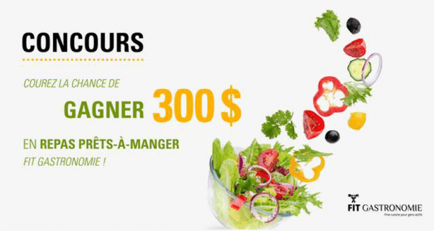 300$ en repas prêt-à-manger Fit Gastronomie