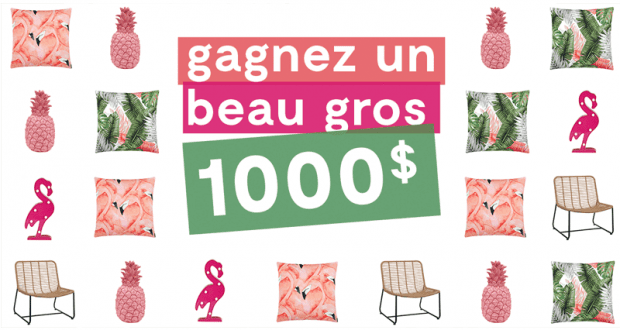 Carte-cadeau de Bouclair de 1000$