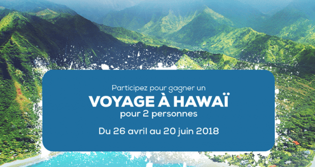 Crédit voyage de 12 000 $ à destination d’Hawaï