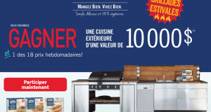 Cuisine extérieure ou l'équivalent en argent (10000$)