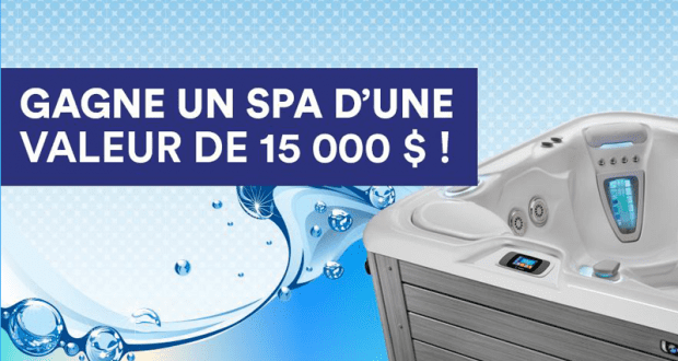 Gagne un spa d'une valeur de 15 000 $